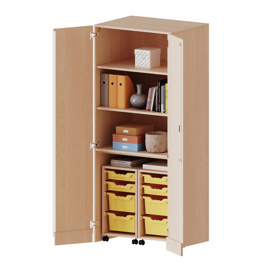 Garagenschrank 5 OH, mit 8 Boxen M/L, 4 Dekore